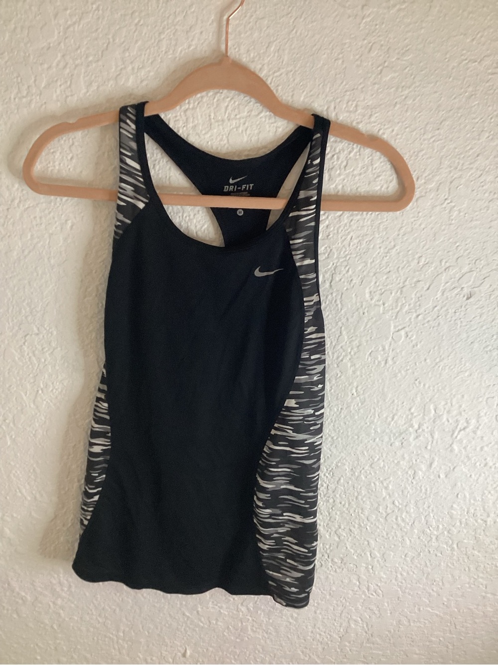 INC International Concepts Black W/siler Treaded Flowers Dress Xl Sleeveless